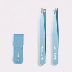 4pcs Stainless Steel Eyebrow Tweezers Set