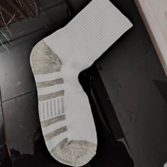 Men's Striped Crew Socks Breathable Comfy Casual Unisex Socks All Seasons