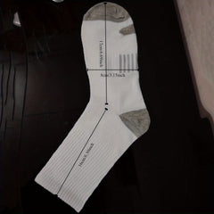 Men's Striped Crew Socks Breathable Comfy Casual Unisex Socks All Seasons