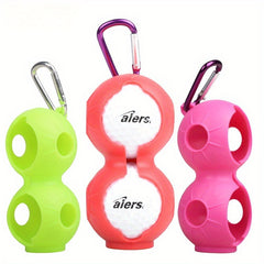 Silicone Golf Ball Sleeve Portable Lightweight Holds 2 Balls