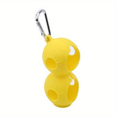 Silicone Golf Ball Sleeve Portable Lightweight Holds 2 Balls