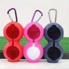 Silicone Golf Ball Sleeve Portable Lightweight Holds 2 Balls