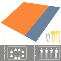 Portable Waterproof Beach Mat Foldable Polyester Picnic Mat