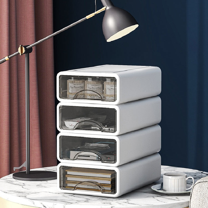 Desktop Storage Box Desk Organizer Cosmetic Organizing Box
