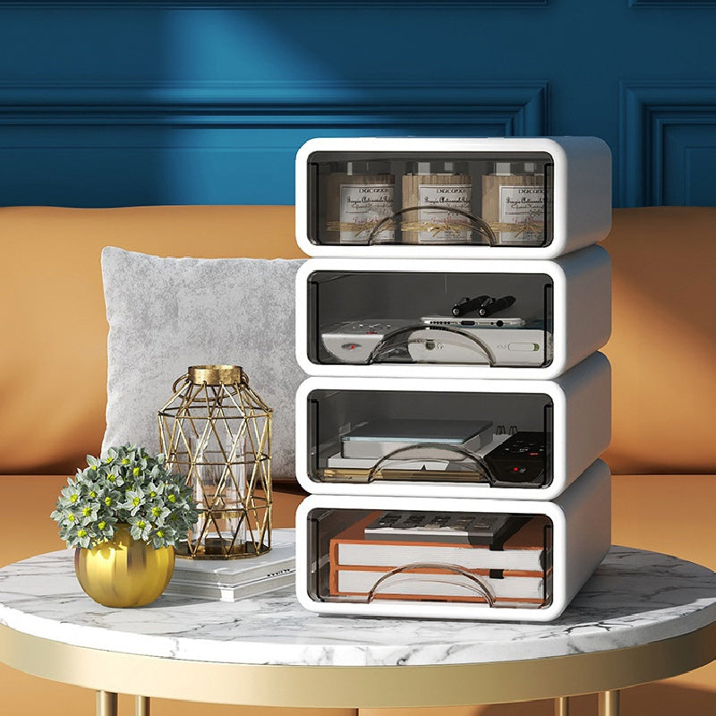 Desktop Storage Box Desk Organizer Cosmetic Organizing Box