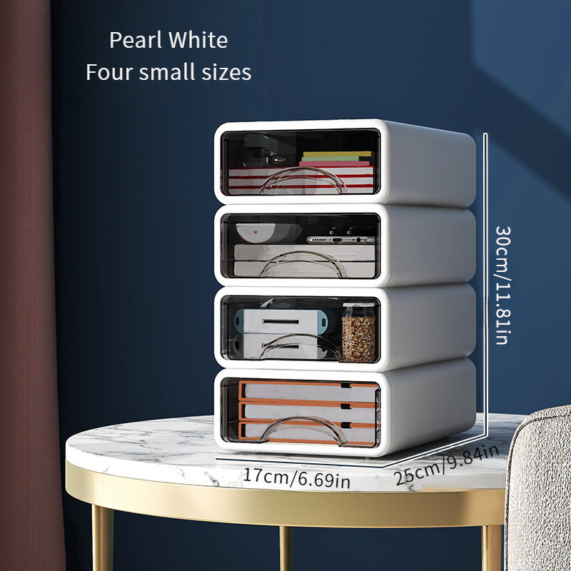 Desktop Storage Box Desk Organizer Cosmetic Organizing Box