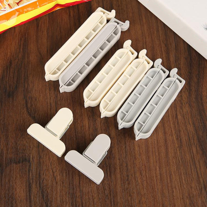 8pcs Food Snack Storage Seal Sealing Bag Clips Kitchen Tool