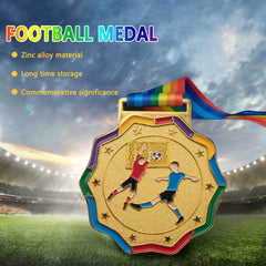 Football Competition Game Medals Creative Alloy Medals Souvenirs