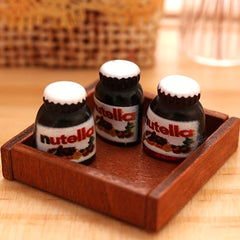 3pcs 1:12 Dollhouse Chocolate Sauce Models for Kitchen Decor