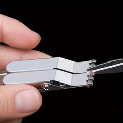 1pc Stainless Steel Red Worm Clip Live Bait Clip Fishing Tackle