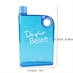 Portable Plastic Square Water Bottle