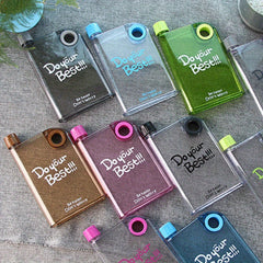 Portable Plastic Square Water Bottle