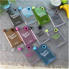 Portable Plastic Square Water Bottle