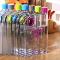Portable Plastic Square Water Bottle