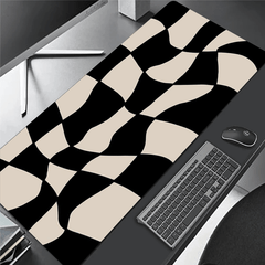 Beige Large Gaming Mouse Pad Keyboard Desk Pad Non-slip Office Mouse Pad