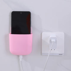 2pcs Wall Mount Phone Holder Remote Control Organizer Desk Organizer