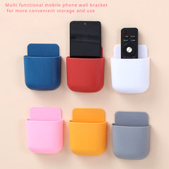 2pcs Wall Mount Phone Holder Remote Control Organizer Desk Organizer