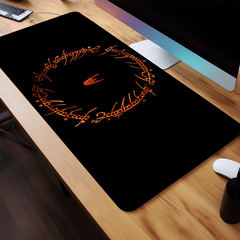Red Ring Large Gaming Mouse Pad Desk Mat Non Slip Rubber Base