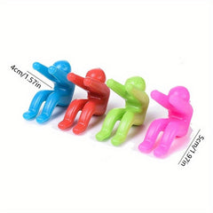 4pcs Lid Holders Silicone Anti overflow Pot Side Clips Kitchen Accessories
