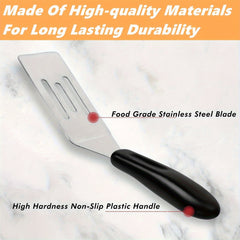 Mini Stainless Steel Spatula for Cooking Brownie, Cookie, Lasagna, Pie