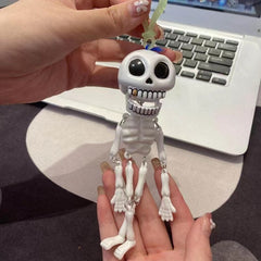 Luminous Skeleton Keychain Pendant Decoration for Keys, Backpacks, Wallets