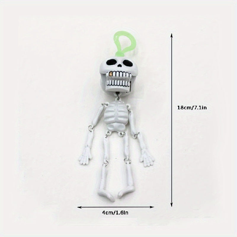 Luminous Skeleton Keychain Pendant Decoration for Keys, Backpacks, Wallets