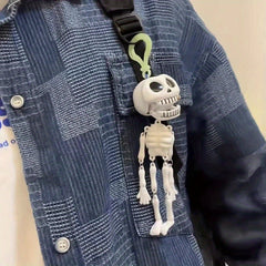 Luminous Skeleton Keychain Pendant Decoration for Keys, Backpacks, Wallets