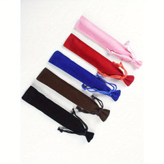 5pcs Creative Pencil Case Portable School Stationery Bag
