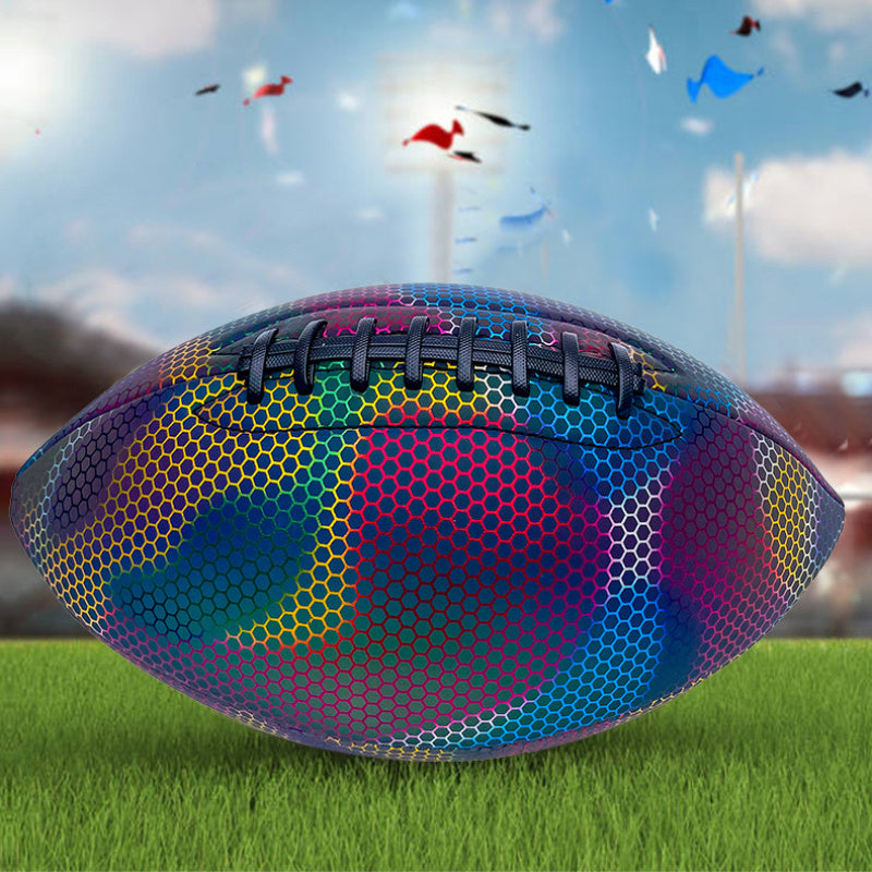 Reflective American Football No 9 PU Rugby For Game Training