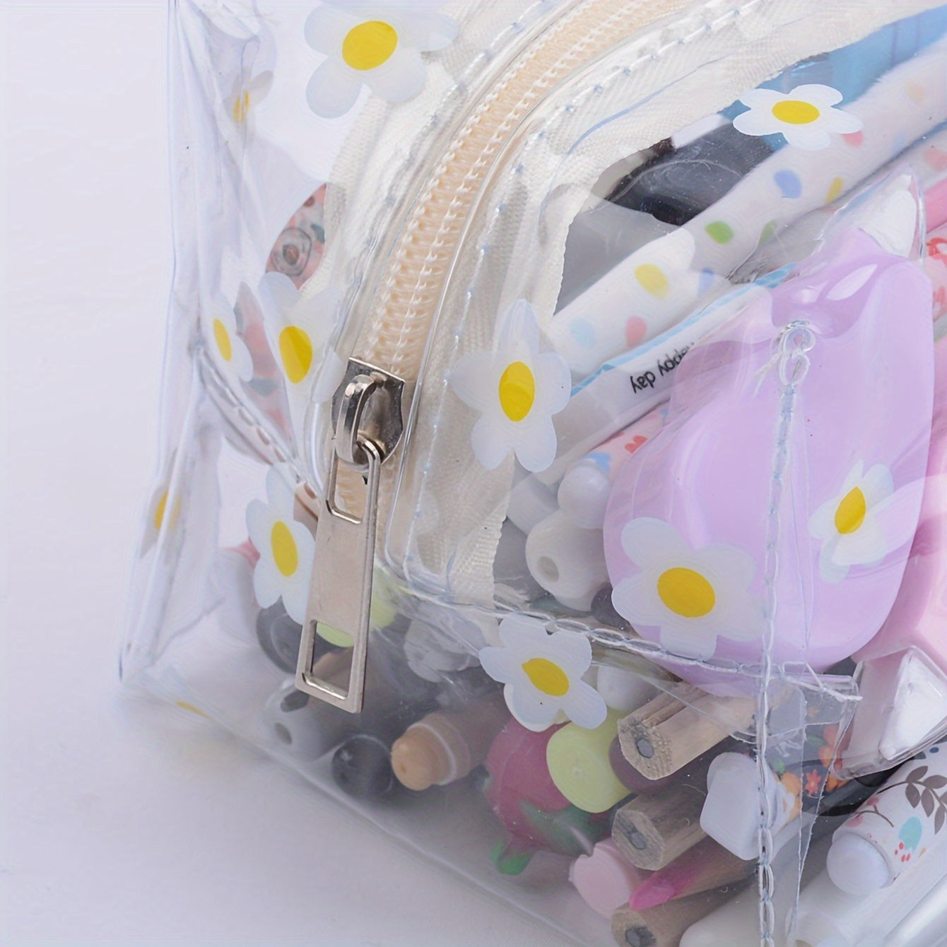 PVC Waterproof Toiletry Bag Translucent Makeup Bag