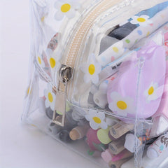 PVC Waterproof Toiletry Bag Translucent Makeup Bag