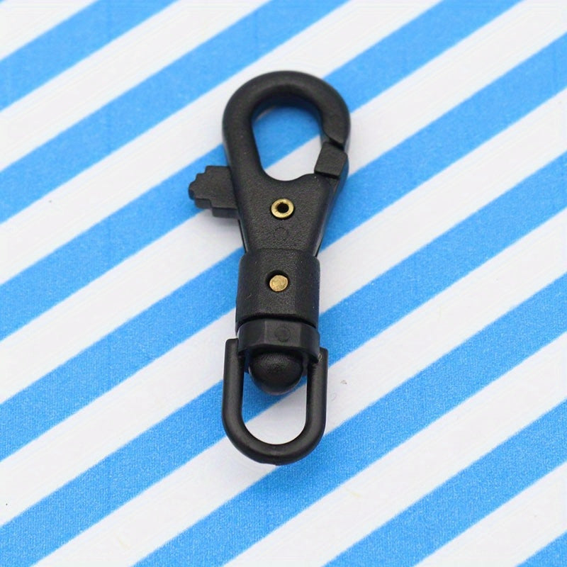 10pcs Light Steel Quick Hook Mini Rotating Buckles Backpack Accessories
