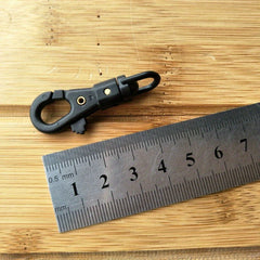 10pcs Light Steel Quick Hook Mini Rotating Buckles Backpack Accessories