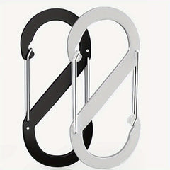 1pc S Shaped Mountaineering Buckle Aluminum Alloy Multifunctional Steel Wire Buc
