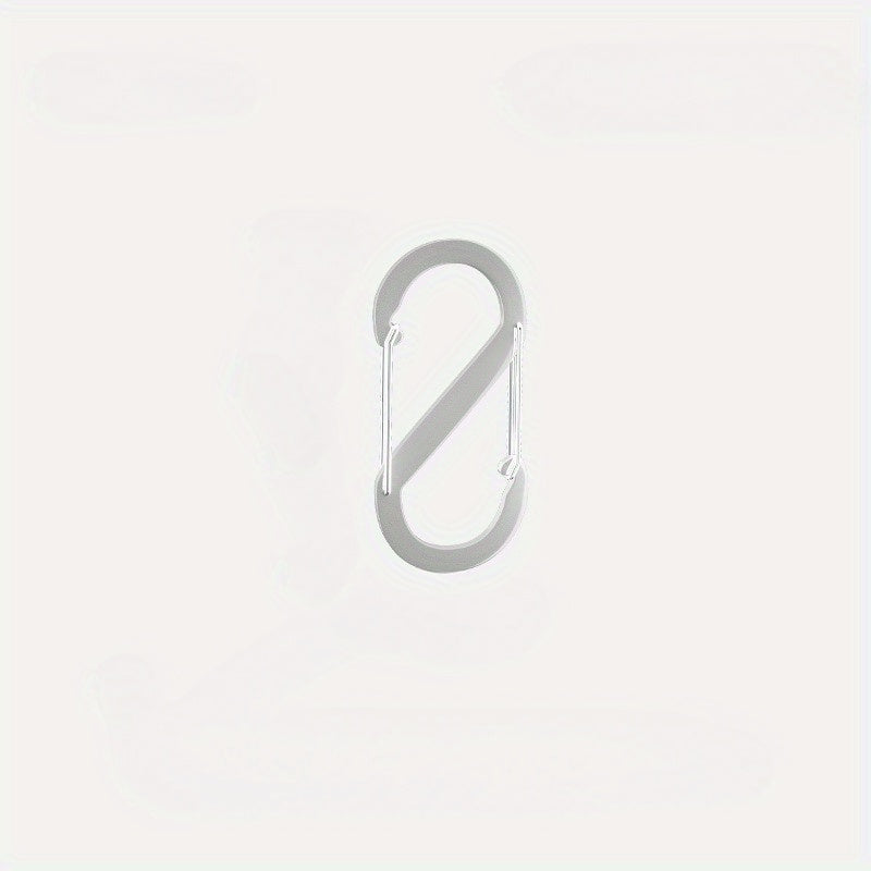1pc S Shaped Mountaineering Buckle Aluminum Alloy Multifunctional Steel Wire Buc