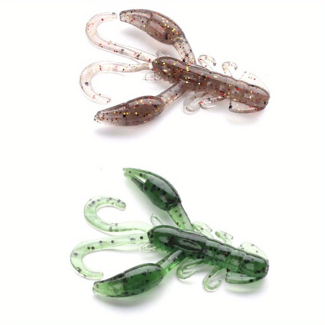 15pcs Bionic Crawfish Bait Fishing Soft Lure Accessories