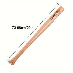 Wooden Baseball Bat Solid Baseball Stick Training Equipment