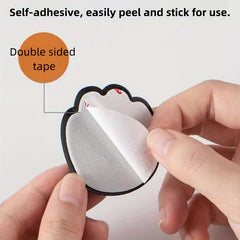 4pcs Skiing Board Foot Pad 3D Clear Non-slip Foot Pad for Extra Grip