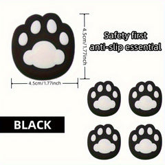 4pcs Skiing Board Foot Pad 3D Clear Non-slip Foot Pad for Extra Grip