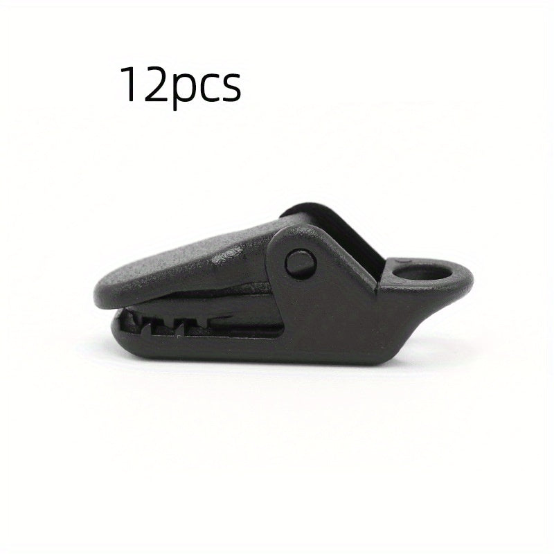 12pcs Heavy Duty Tent Clamps Outdoor Tarp Awning Canopy Clip