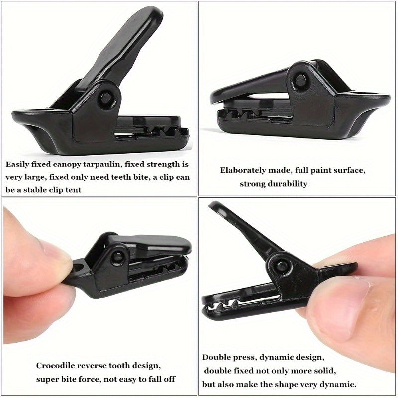 12pcs Heavy Duty Tent Clamps Outdoor Tarp Awning Canopy Clip