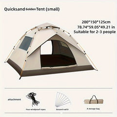 Automatic Quick Opening Waterproof Sunshade Tent for Camping