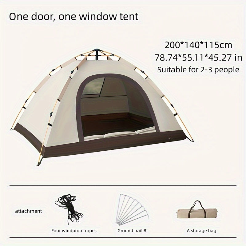 Automatic Quick Opening Waterproof Sunshade Tent for Camping