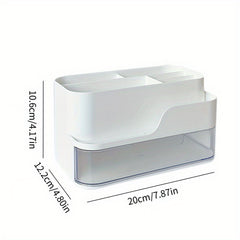 Desktop Storage Box With Compartments And Drawers For Dormitory