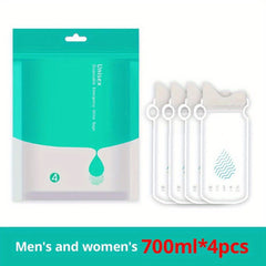 4pcs 700ml Disposable Urine Bag Outdoor Camping Sports Car Vomit Bag