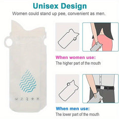 4pcs 700ml Disposable Urine Bag Outdoor Camping Sports Car Vomit Bag