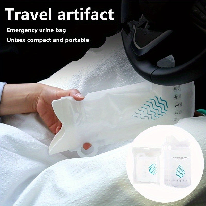 4pcs 700ml Disposable Urine Bag Outdoor Camping Sports Car Vomit Bag
