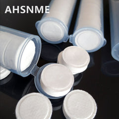 20 Portable Disposable Facial Cleansers in PVC Plastic Tube Packaging