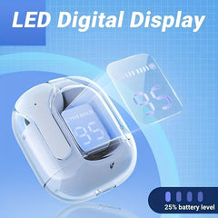 Noise Canceling True Wireless Earphones with LED Display & Case