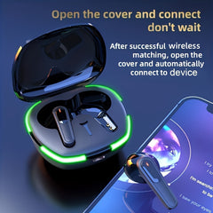 Pro60 Wireless Headphones HiFi Stereo Headphone With Mic Sports In Ear Earbud